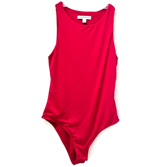 Raspberry tank Bodysuit - Picture 5 of 5